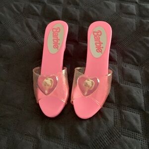 NWOT Barbie Dress Up Play Shoes Halloween Costume Little Girl